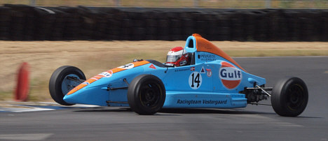 En kollapset stang i ophænget betød exit for Nils K. Vestergaard på TT Circuit Assen.
